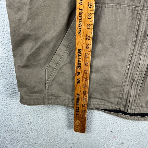 Dri-Duck Canvas Jacket Full Zip Hoodie Mens 3XL Gray Drawstring Pocket Logo NEW - Picture 9 of 10